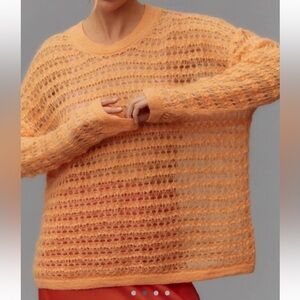 NWT Anthropologie Open Knit Light Weight Sweater